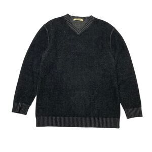 Kokun Cashmere V Neck Sweater Men's Large Quiet Luxury Minimalist